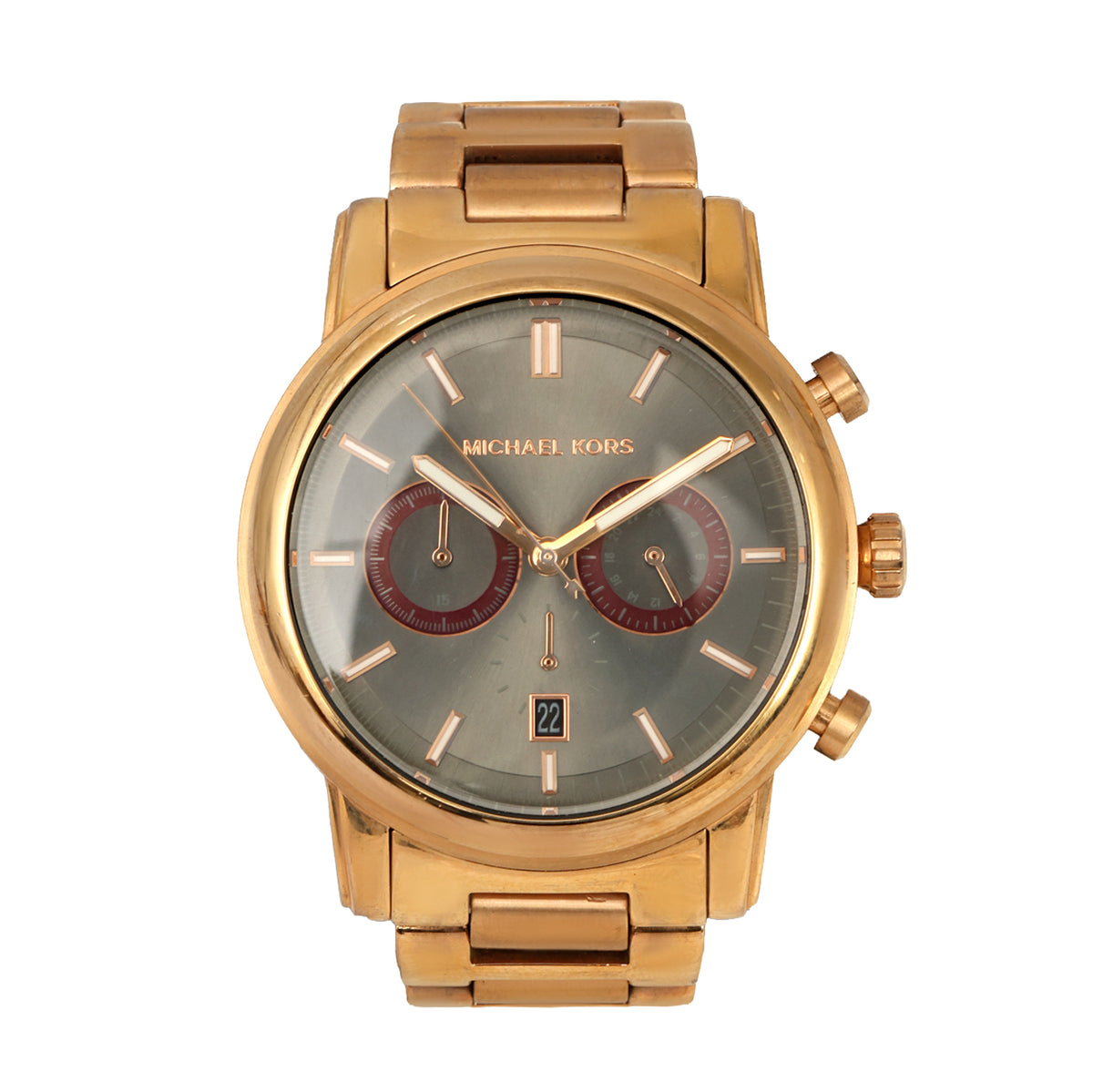 MICHAEL KORS CHRONOGRAPH GUNMETAL DIAL MEN’S WATCH