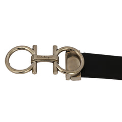 SALVATORE FERRAGAMO SIZE :100 CM/ 40 INCHES GANCINI REVERSIBLE BELT