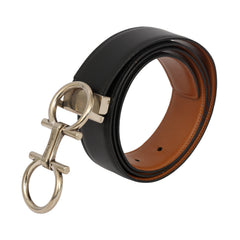SALVATORE FERRAGAMO SIZE :100 CM/ 40 INCHES GANCINI REVERSIBLE BELT
