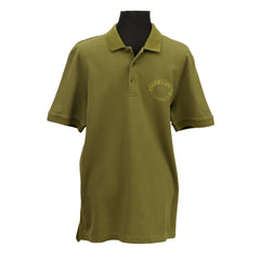 BURBERRY SIZE L TEXTURED DELICATE EMBROIDERED LOGO T-SHIRT