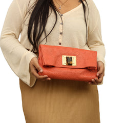 LOUIS VUITTON LIMITED EDITION MONOGRAM CUIR ALTAIR CLUTCH BAG