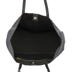 TOMFORD TARA DENIM LEATHER TRIM TOTE BAG