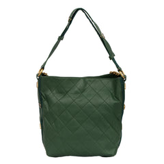 CHANEL CALFSKIN LARGE BUTTON-UP HOBO BAG