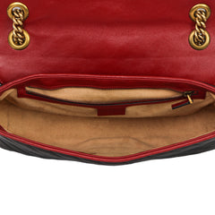 Gucci GG Marmont Diagonal Matelassé Shoulder Bag