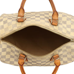 LOUIS VUITTON DAMIER CHECKSAZUR  SPEEDY30 HANDBAG