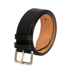 LOUIS VUITTON SIZE 85 CM 34 INCHES MONOGRAM MAHINA PERFORATED BUCKLE BELT