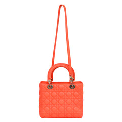 Christian Dior Lady Dior Cannage Quilted Leather Handbag