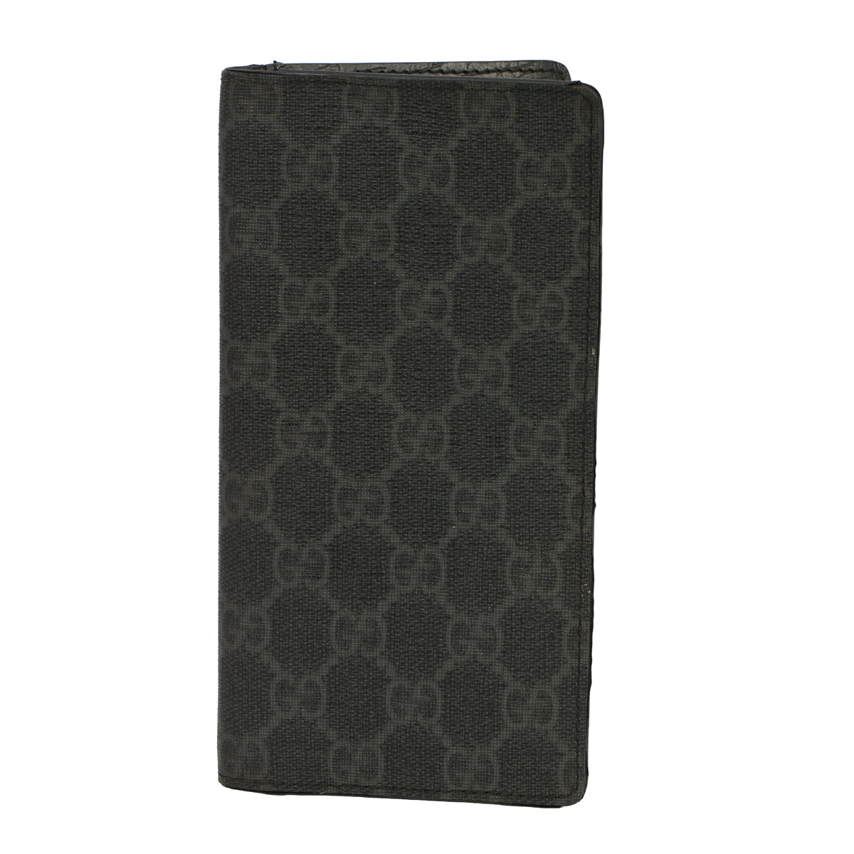 GUCCI BLACK GG SUPREME LONG WALLET