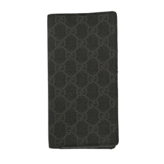 GUCCI BLACK GG SUPREME LONG WALLET