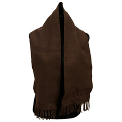 VIVIENNE WESTWOOD BROWN WOOL MUFFLER