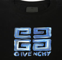 GIVENCHY SIZE-M 4G LOGO SLIM FIT T-SHIRT