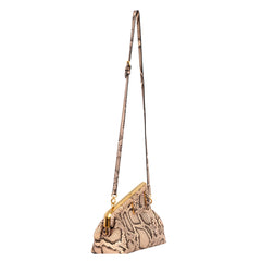 Fendi First Small Python Clutch Bag