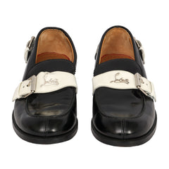 Christian Louboutin Size: EU 40 Monmoc Leather Flat Loafers