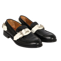 Christian Louboutin Size: EU 40 Monmoc Leather Flat Loafers