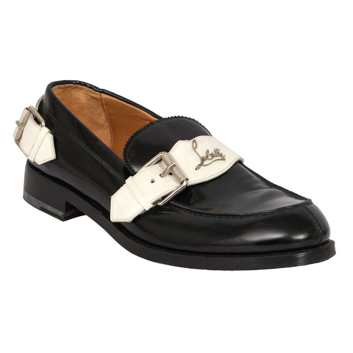 Christian Louboutin Size: EU 40 Monmoc Leather Flat Loafers