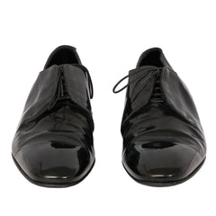 Louis Vuitton Size: 6 | EU 40.5 Black Patent Leather Oxfords
