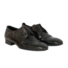 Louis Vuitton Size: 6 | EU 40.5 Black Patent Leather Oxfords