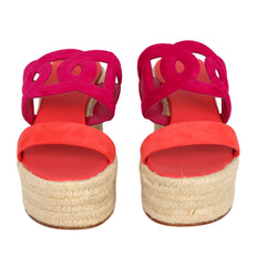 Hermes Size: EU 39 Ithea 30 Wedge Espadrille Sandals
