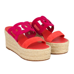 Hermes Size: EU 39 Ithea 30 Wedge Espadrille Sandals