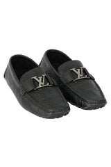 Louis Vuitton Size 7/ EU 41.5 Black Monte Carlo Loafers