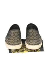Coach Size EU-36.5 Jacquard Slip On Loafers