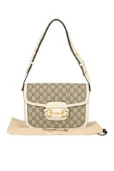 Gucci White Horsebit Smalls 1955 Shoulder Bag