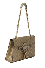 Gucci Guccissima Emily Medium Leather Shoulder Bag