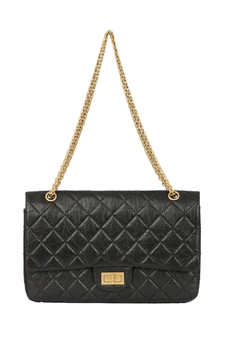 Chanel Black Reissue Large Shoulder Bag