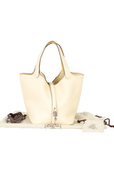 Hermes Picotin White Lock 22 Handbag