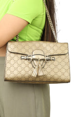 Gucci Guccissima Emily Medium Leather Shoulder Bag