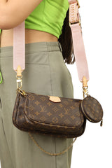 Louis Vuitton Brown Multi Pochette Monogram Bag
