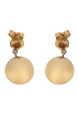 Louis Vuitton Logo Metal Inclusion Earrings