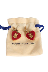 Louis Vuitton Lock Me Heart Earrings