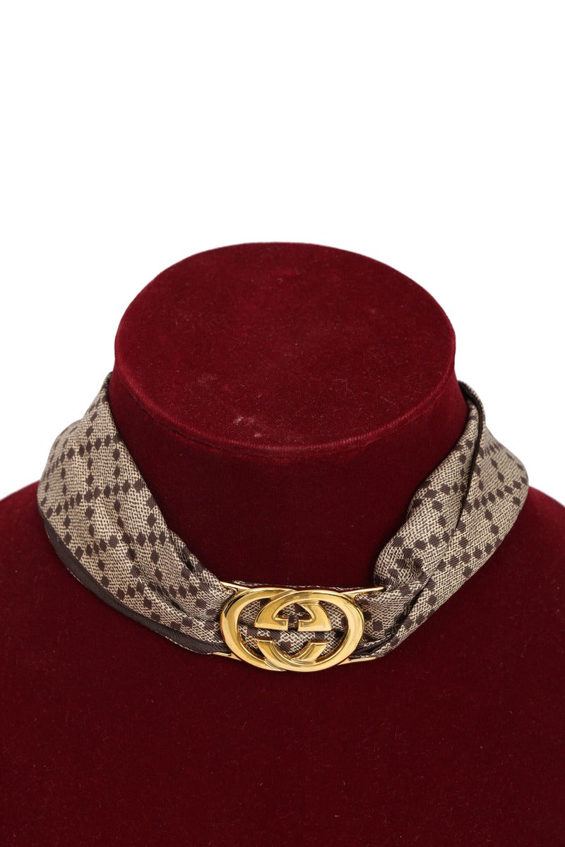 gucci-gg-damiante-web-gol-buckle-silk-twill-scarf