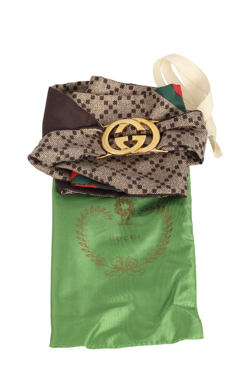 gucci-gg-damiante-web-gol-buckle-silk-twill-scarf