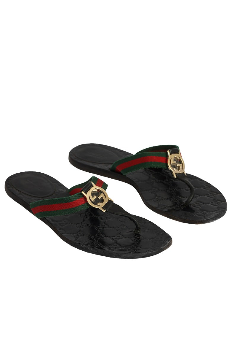 gucci-size-eu-39-gg-web-stripe-thong-sandals