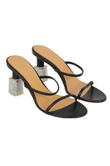 LOEWE NAIL POLISH SIZE EU 39 LEATHER MULES 