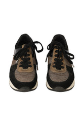 MICHAEL KORS SIZE EU-40 ALLIE STRIDE GLITTER CHAIN MESH SNEKAERS SNEAKERS 