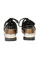 MICHAEL KORS SIZE EU-40 ALLIE STRIDE GLITTER CHAIN MESH SNEKAERS SNEAKERS 