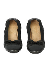 Salvatore Ferragamo Size-Us 6 Black Patent Leather Vara Bow Pumps