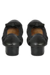 Salvatore Ferragamo Size-Us 6 Black Patent Leather Vara Bow Pumps