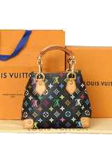 louis-vuitton-black-multicolor-murakami-audra-top-handle-bag