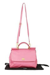 Dolce & Gabbana Leather Miss Sicily Tote Bag