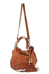 Gucci Leather Babouska Indy Top Handle Bag