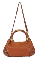 Gucci Leather Babouska Indy Top Handle Bag