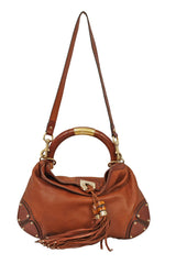 Gucci Leather Babouska Indy Top Handle Bag