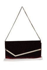 Jimmy Choo Emmie Velvet Clutch
