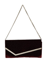 Jimmy Choo Emmie Velvet Clutch