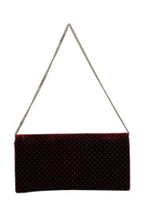 Jimmy Choo Emmie Velvet Clutch