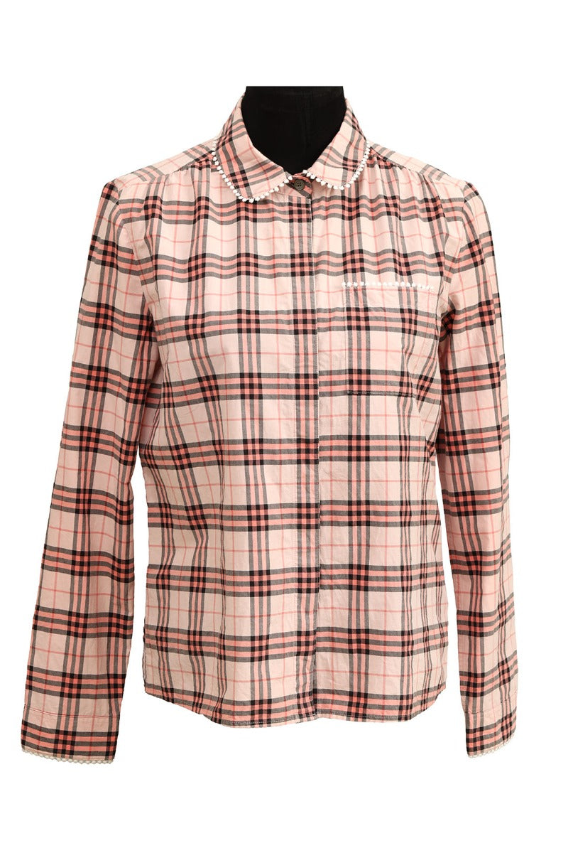 Burberrysize-Uk 10 Light Beige Synthetic Double Breasted Belted Trench Coat